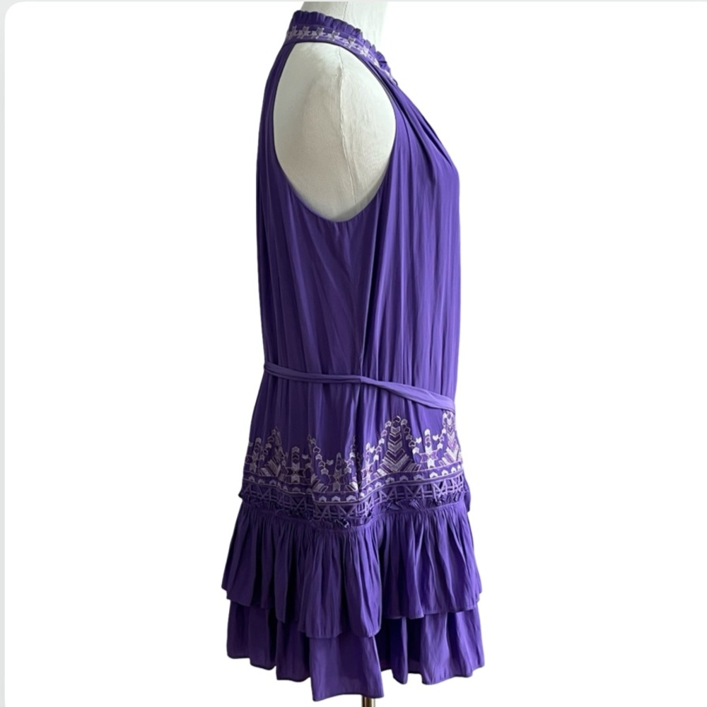 New Ramy Brook Angeline Passion Purple Mini Dress Size S Retail $475 - Picture 5 of 14